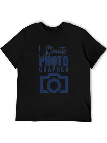 Ultimate Photographer Graphic T-Shirt - Black