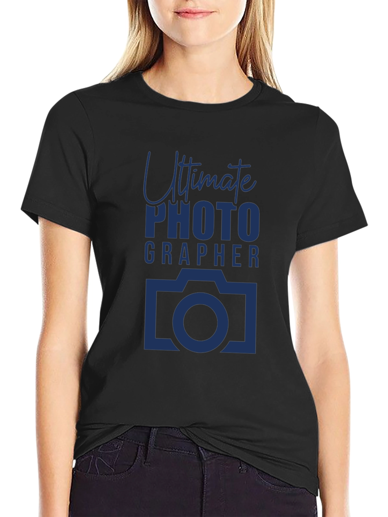Ultimate Photographer Graphic T-Shirt - Black