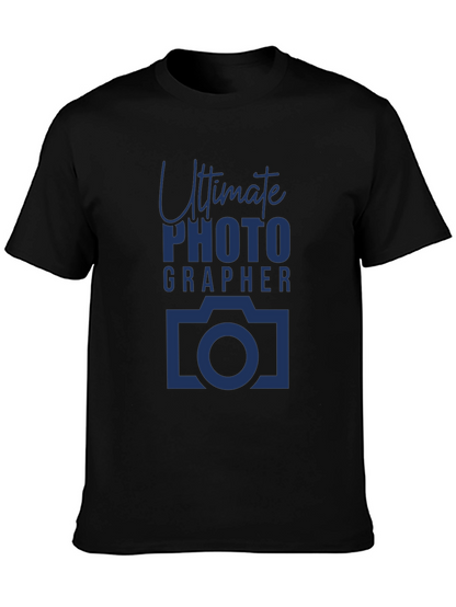 Ultimate Photographer Graphic T-Shirt - Black