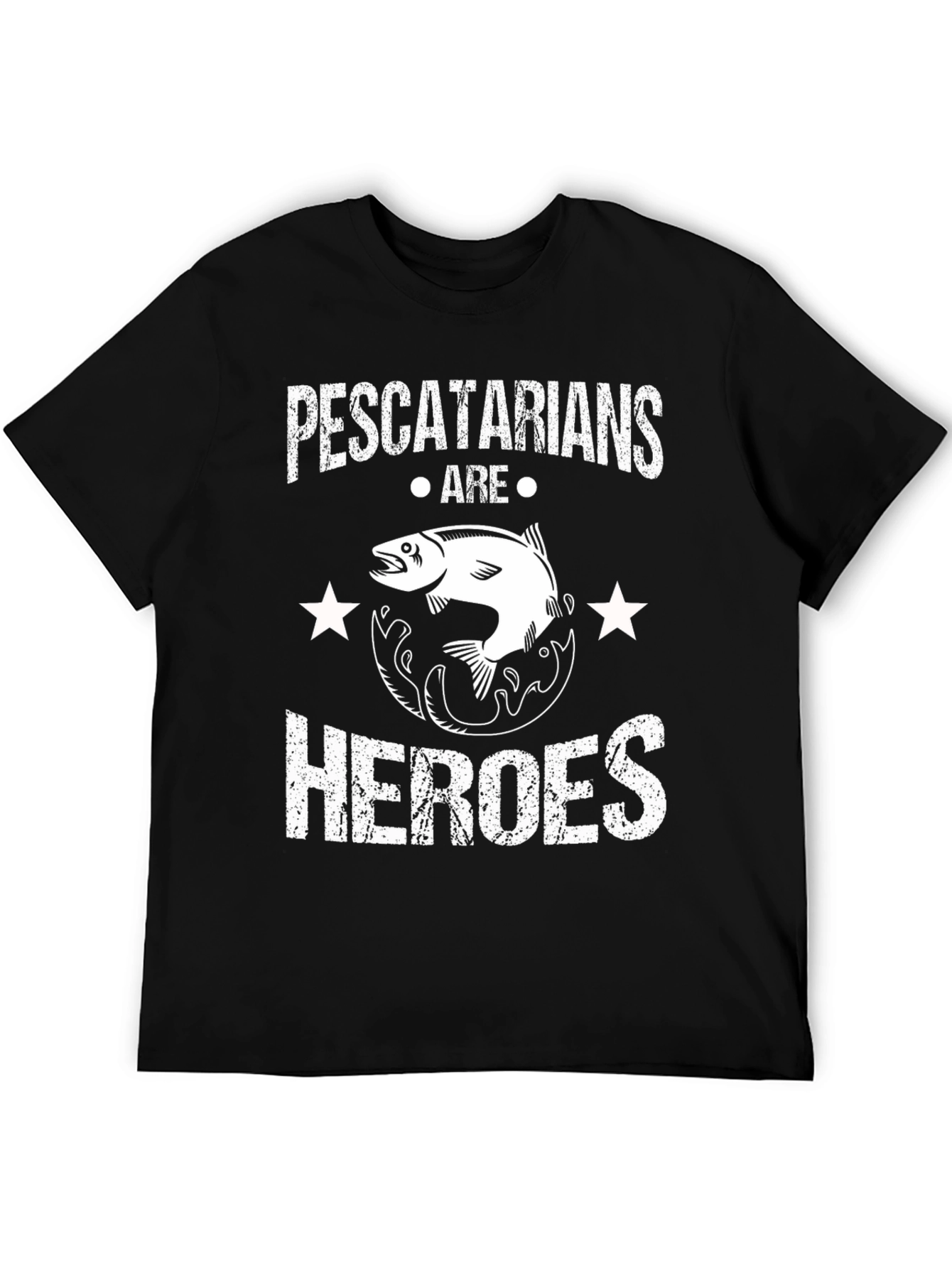 Pescatarians Are Heroes Graphic T-Shirt