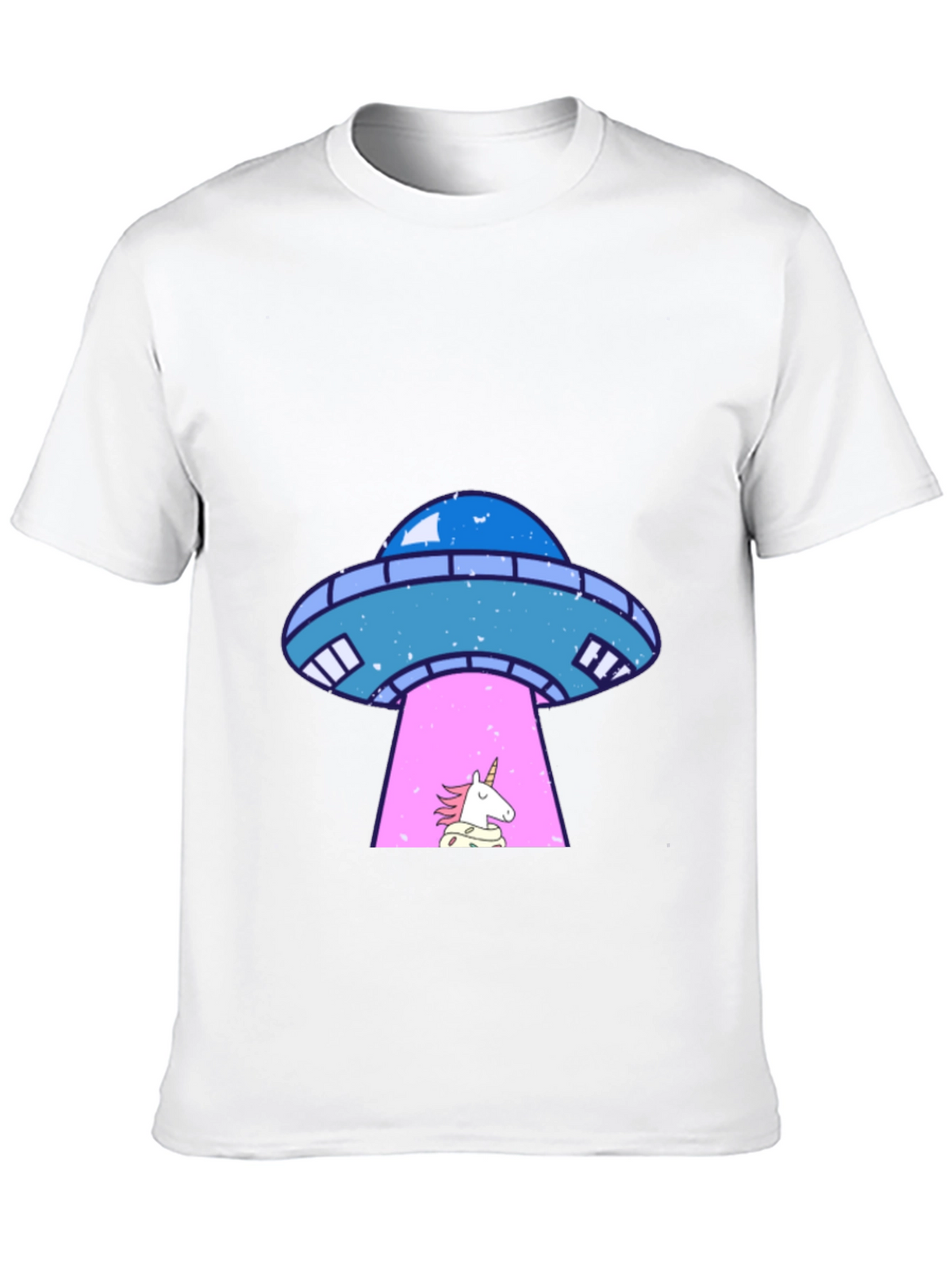 UFO Unicorn Abduction Graphic Tee