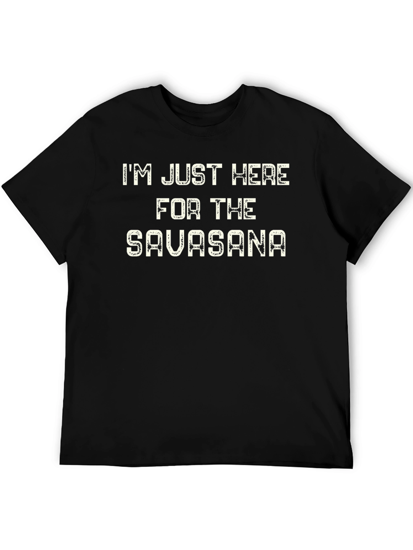 Yoga Savasana Funny Mens T-Shirt