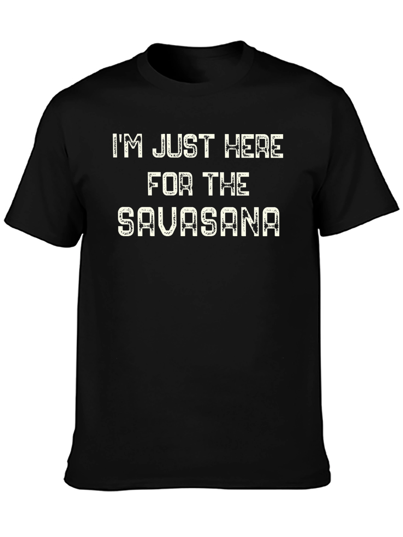 Yoga Savasana Funny Mens T-Shirt