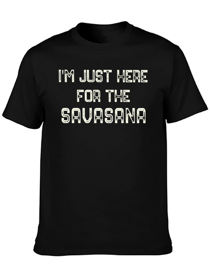Yoga Savasana Funny Mens T-Shirt