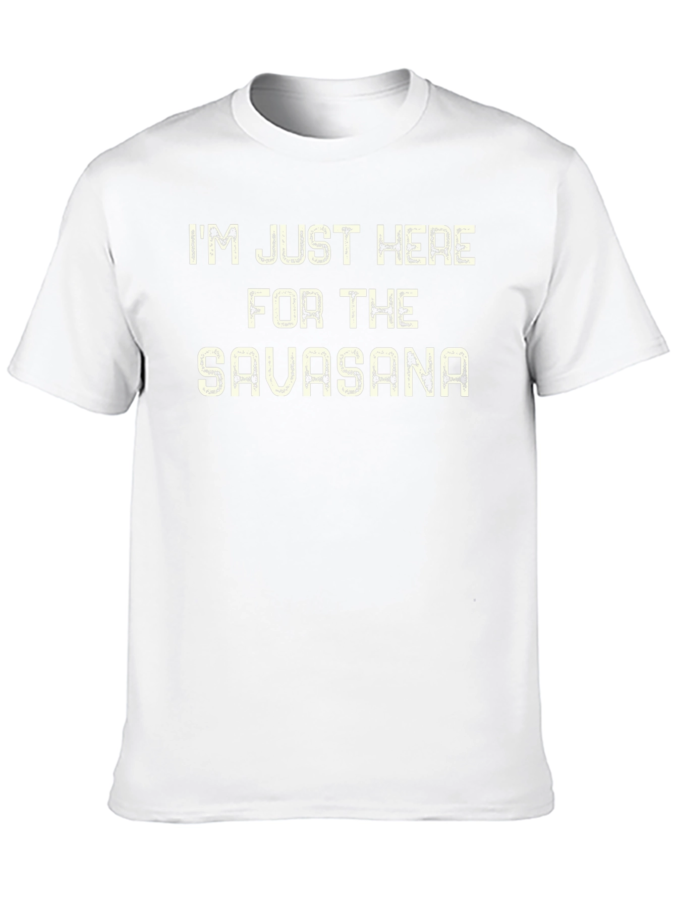 Yoga Savasana Funny Mens T-Shirt