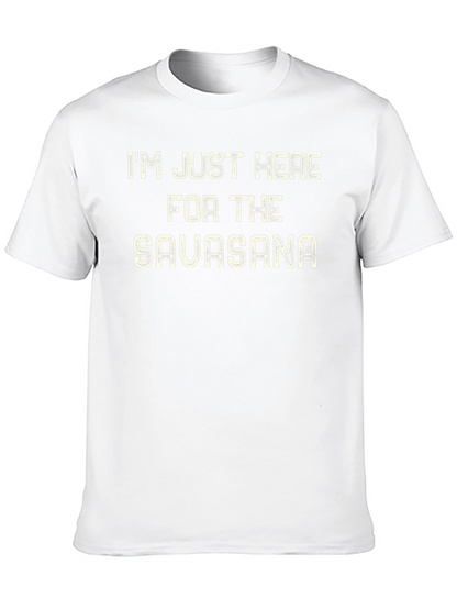 Yoga Savasana Funny Mens T-Shirt