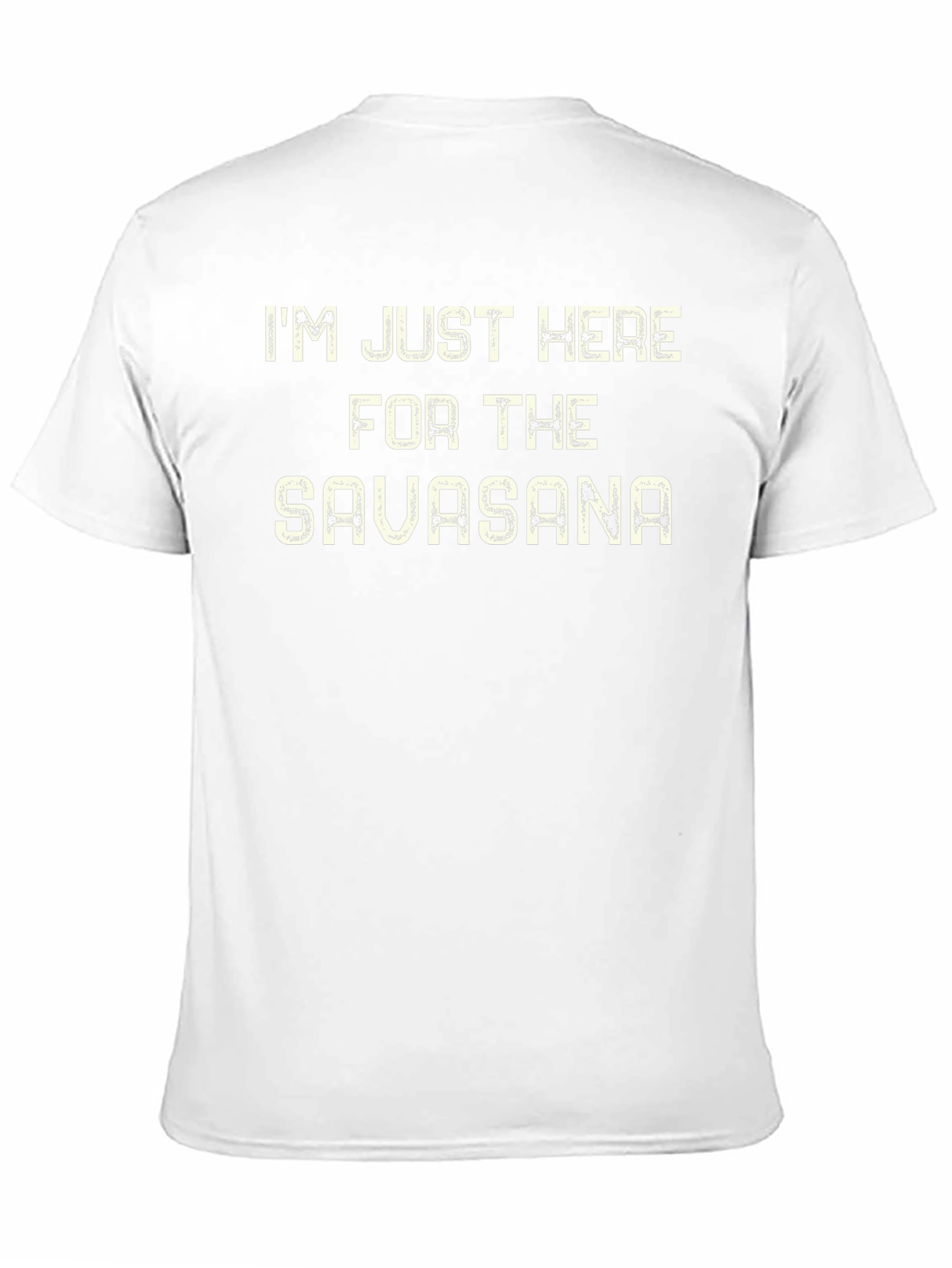 Yoga Savasana Funny Mens T-Shirt