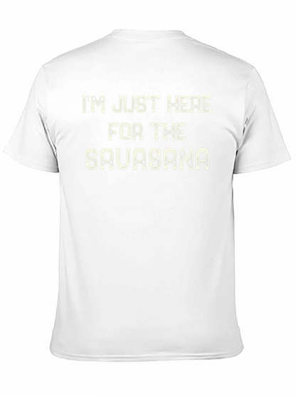 Yoga Savasana Funny Mens T-Shirt