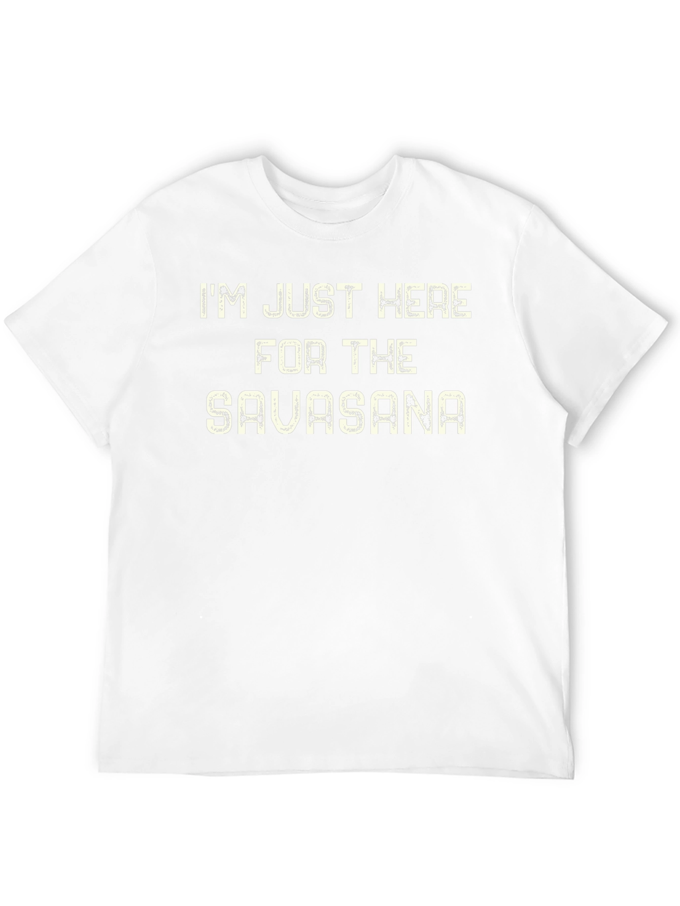 Yoga Savasana Funny Mens T-Shirt