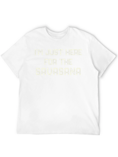 Yoga Savasana Funny Mens T-Shirt
