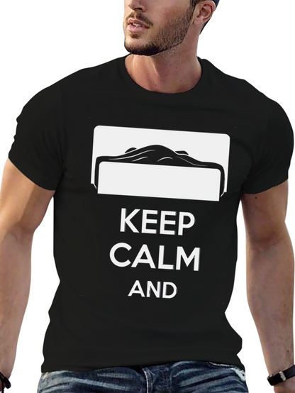 Keep Calm and Stingray T-Shirt - Black