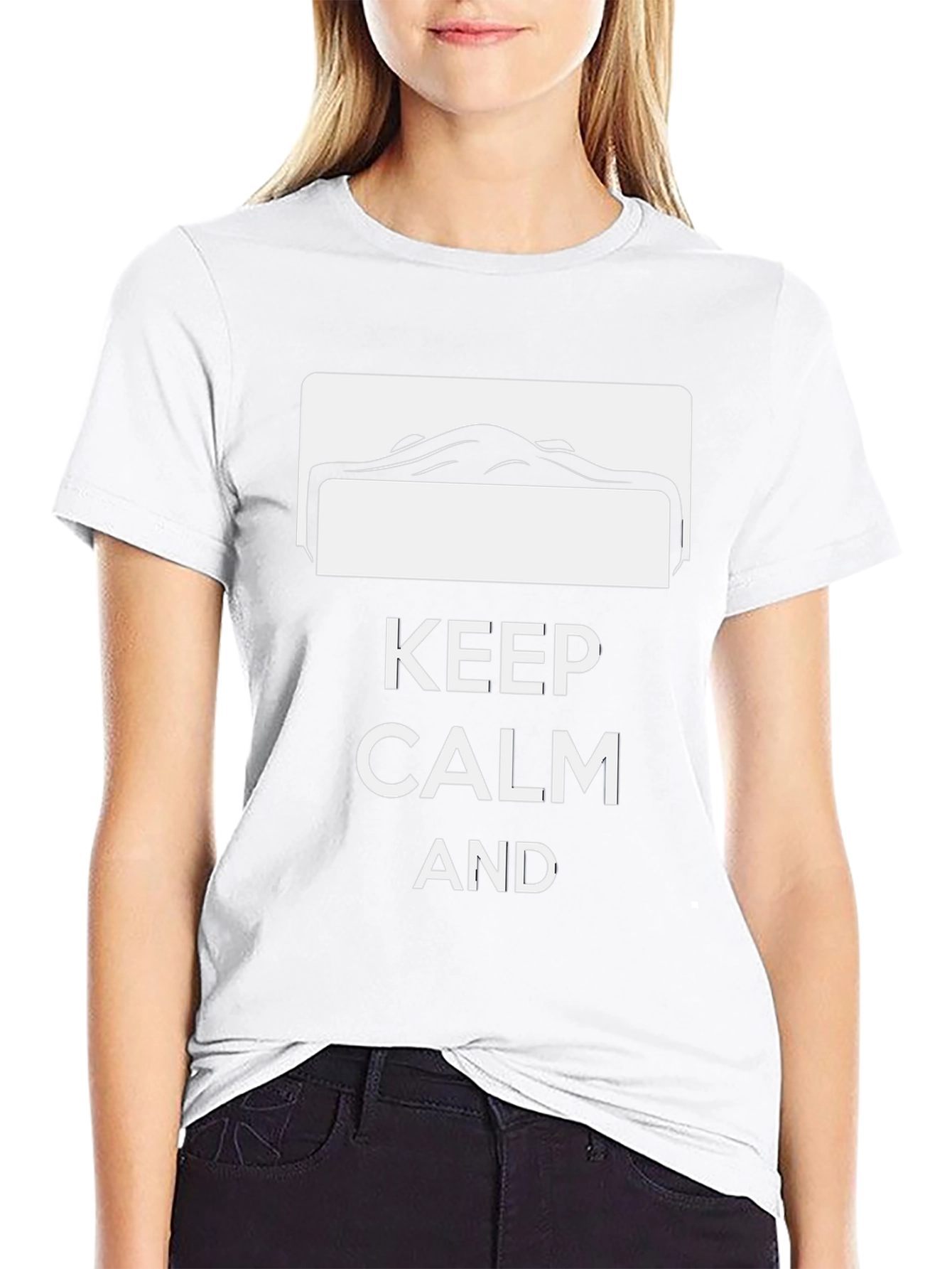 Keep Calm and Stingray T-Shirt - Black