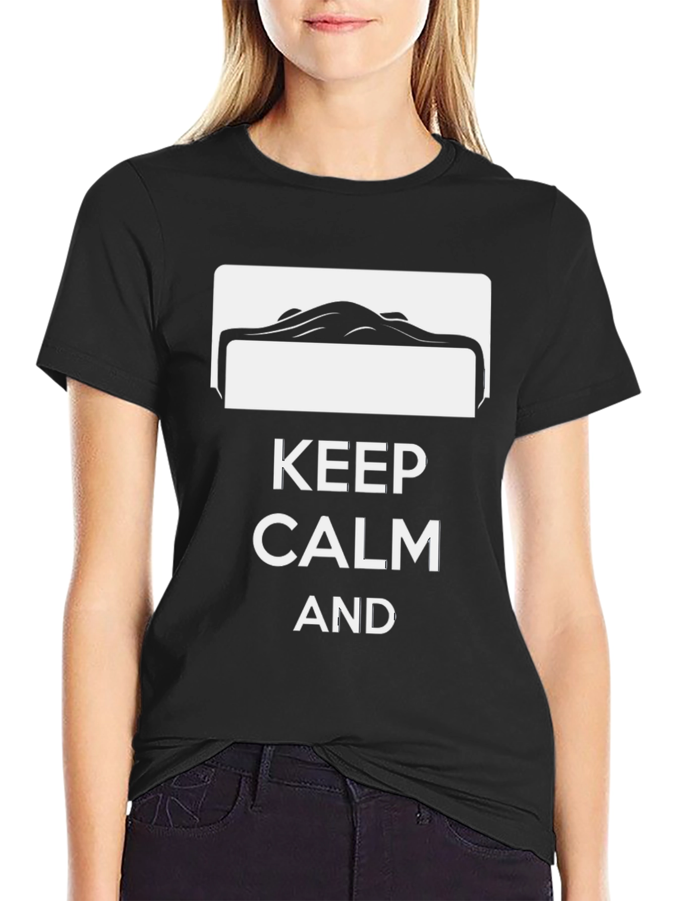 Keep Calm and Stingray T-Shirt - Black