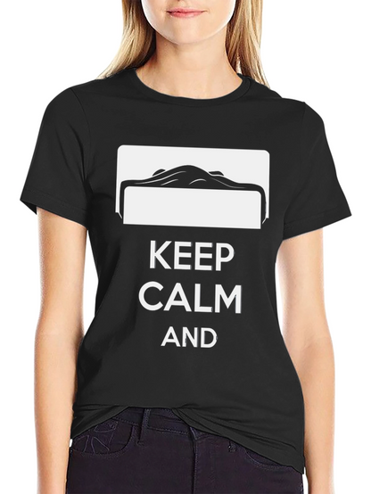 Keep Calm and Stingray T-Shirt - Black