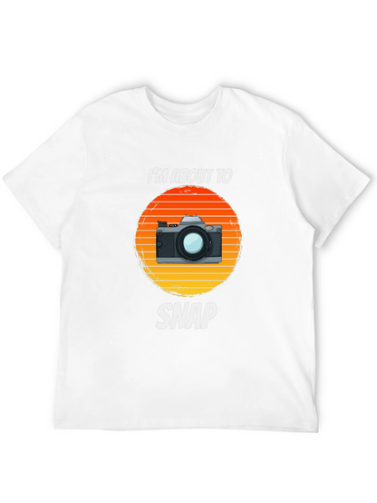 Retro Camera T-Shirt - Im About To Snap