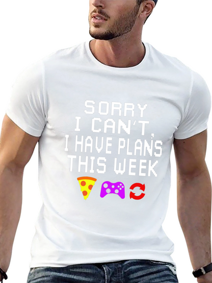 Gamers Busy Black T-Shirt