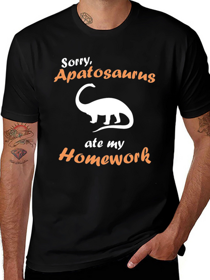 Sorry Apatosaurus Ate My Homework T-Shirt