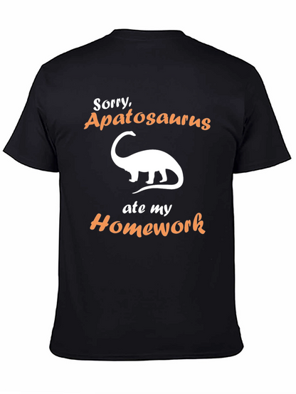 Sorry Apatosaurus Ate My Homework T-Shirt