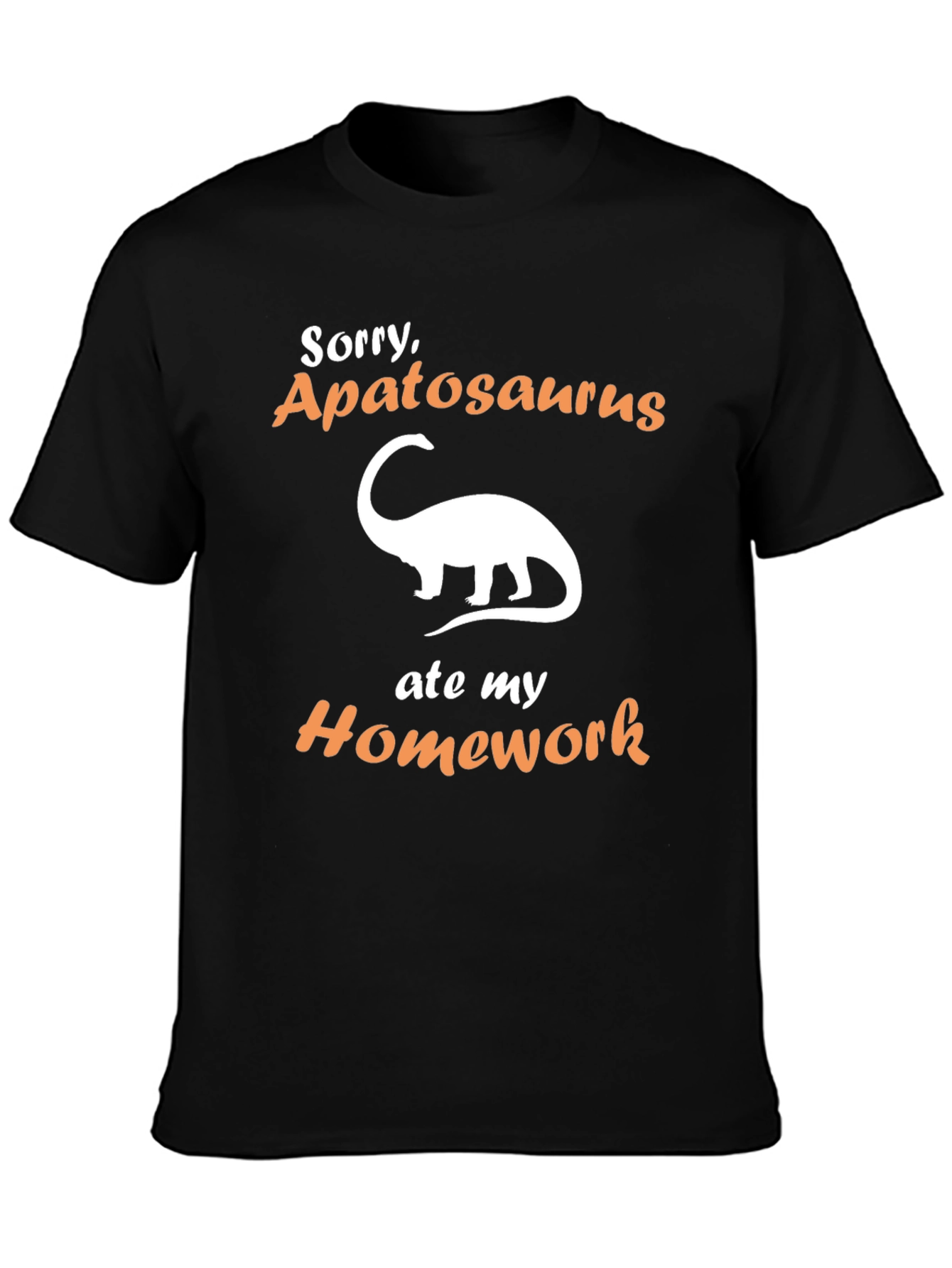 Sorry Apatosaurus Ate My Homework T-Shirt