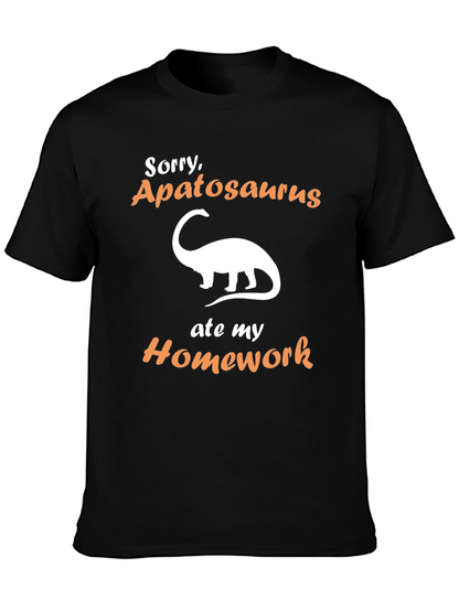 Sorry Apatosaurus Ate My Homework T-Shirt