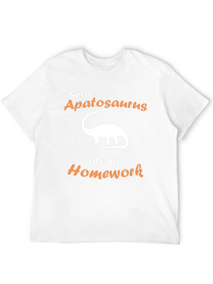 Sorry Apatosaurus Ate My Homework T-Shirt