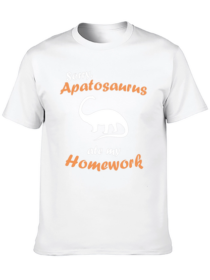 Sorry Apatosaurus Ate My Homework T-Shirt
