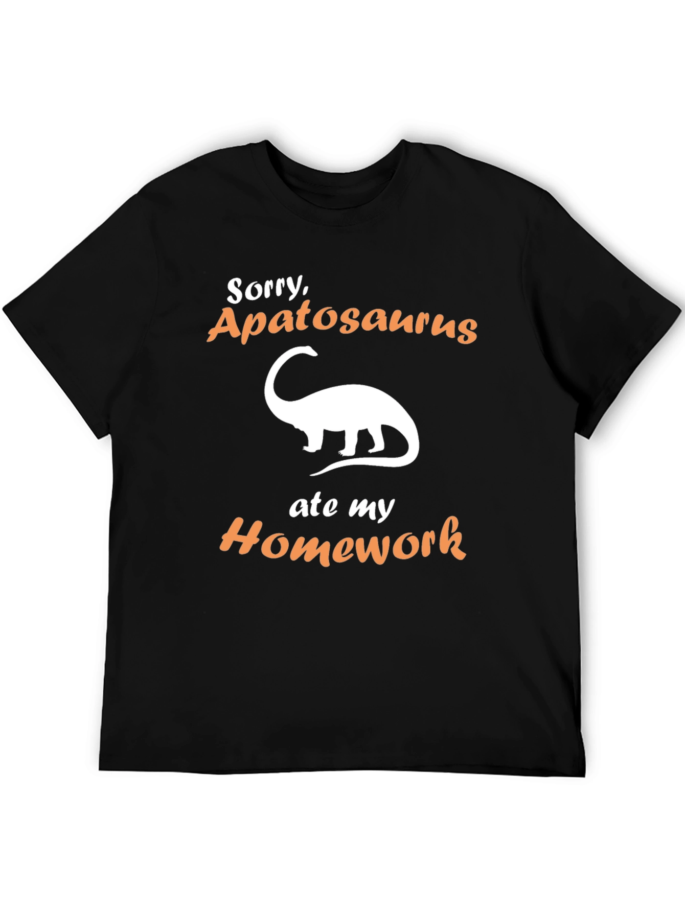 Sorry Apatosaurus Ate My Homework T-Shirt