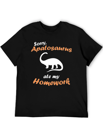 Sorry Apatosaurus Ate My Homework T-Shirt