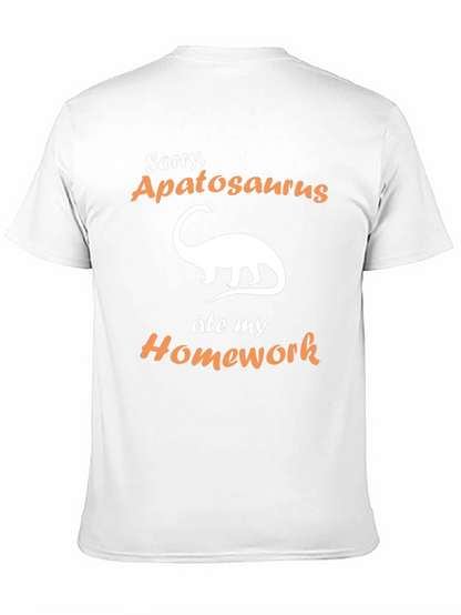 Sorry Apatosaurus Ate My Homework T-Shirt