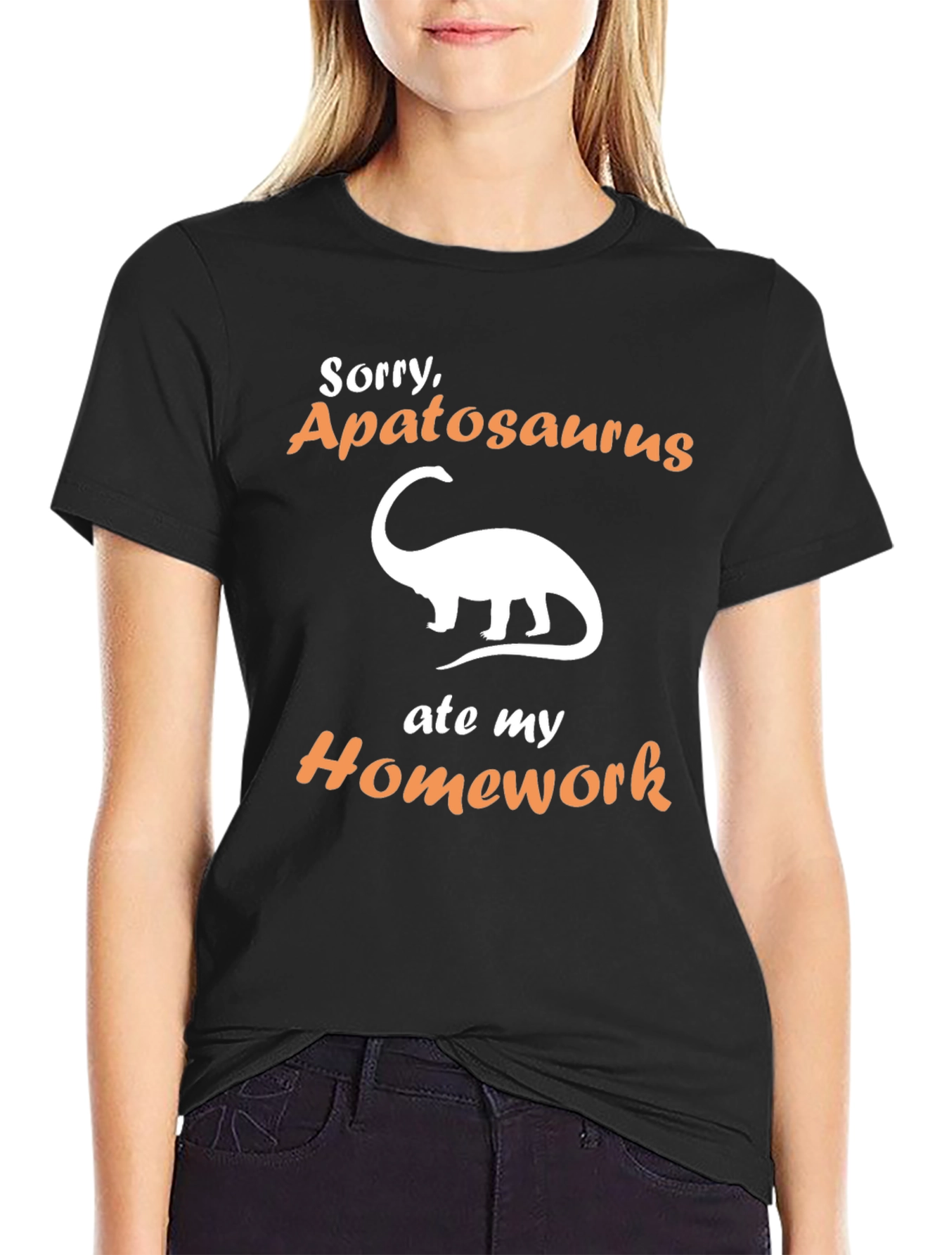 Sorry Apatosaurus Ate My Homework T-Shirt
