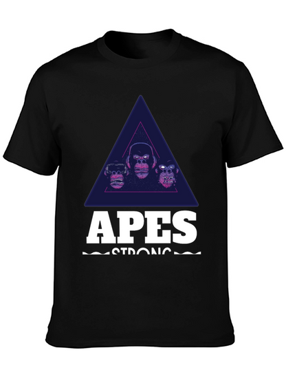 Apes Strong Graphic Tee - Black