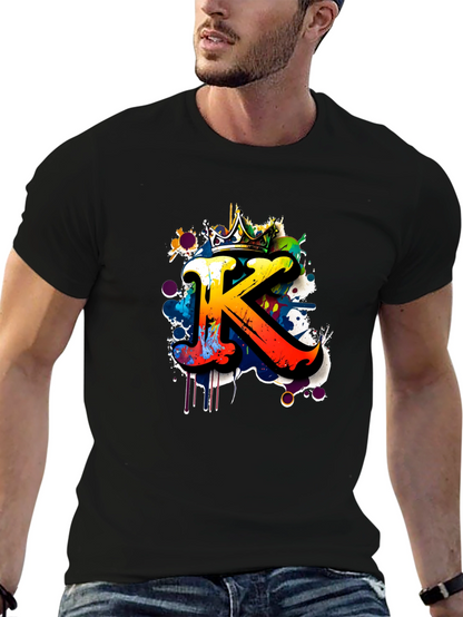 King K Graffiti T-Shirt - Urban Style Tee