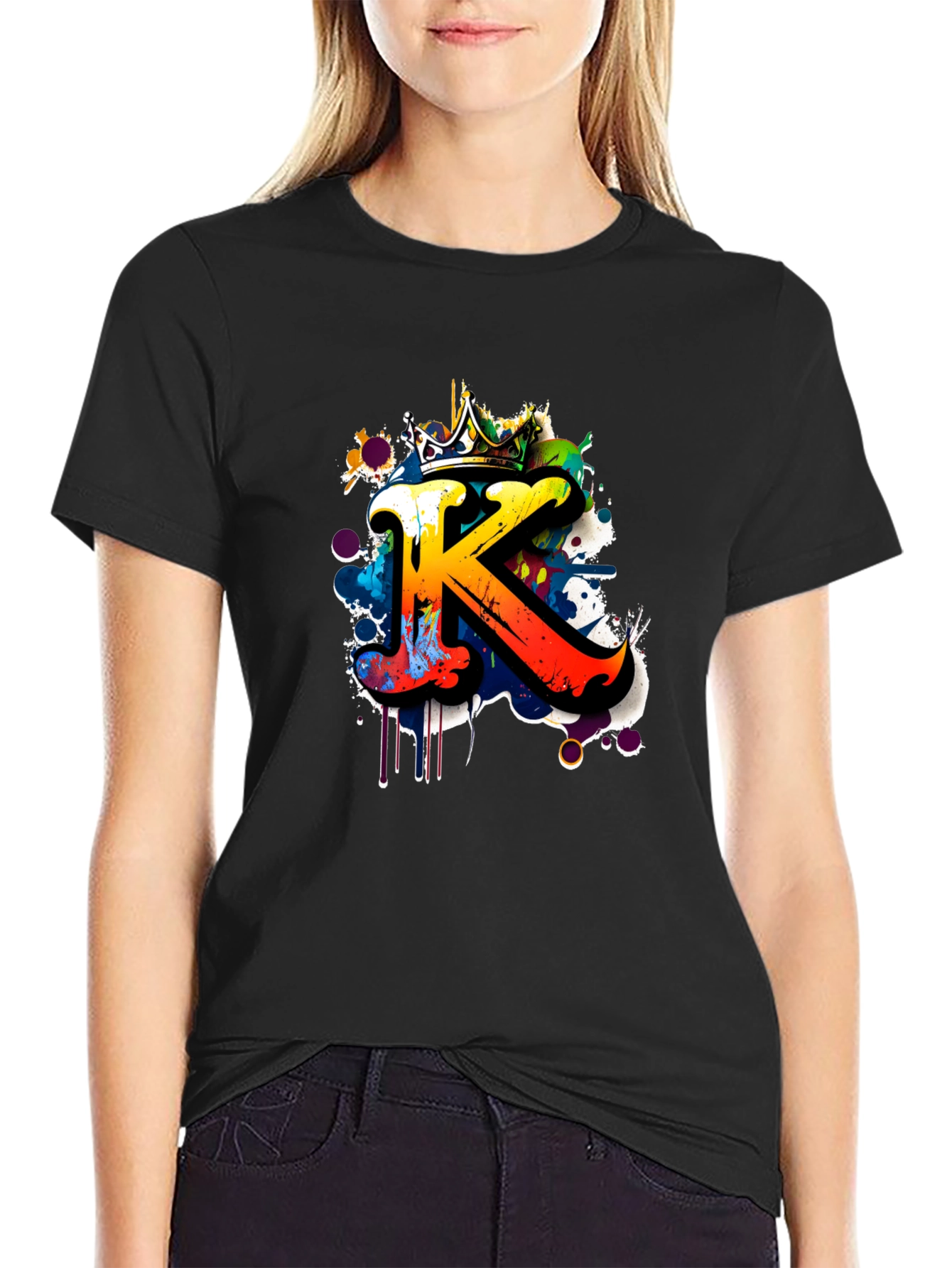 King K Graffiti T-Shirt - Urban Style Tee