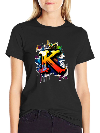 King K Graffiti T-Shirt - Urban Style Tee