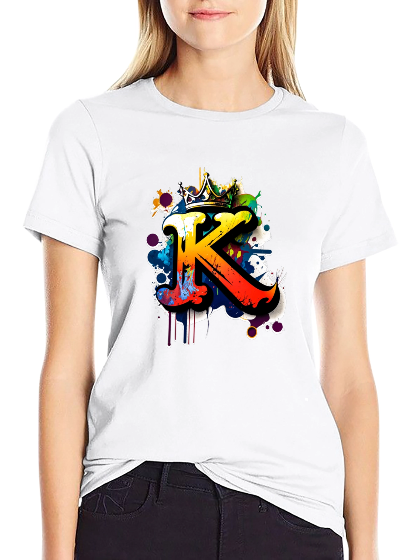 King K Graffiti T-Shirt - Urban Style Tee