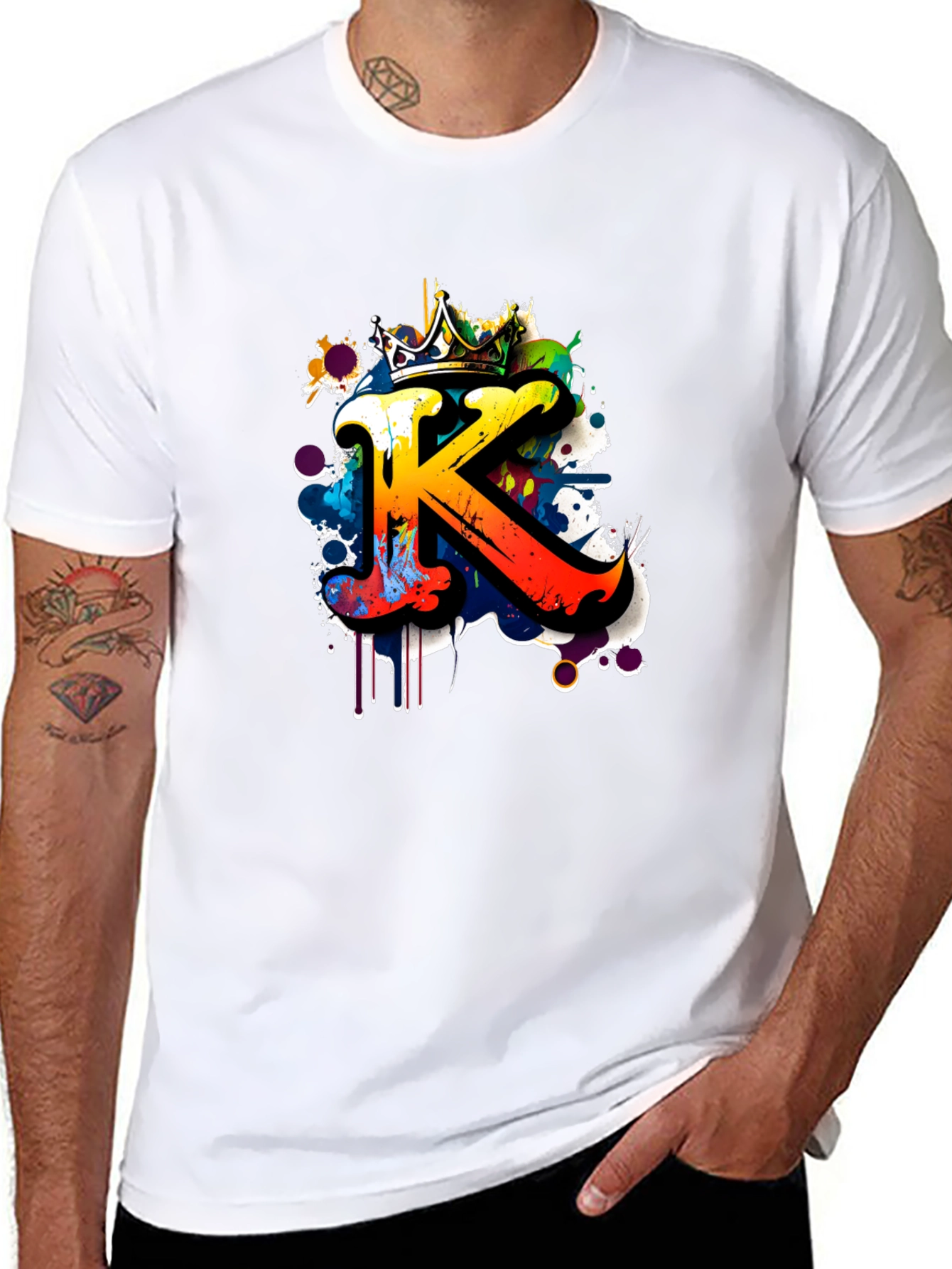 King K Graffiti T-Shirt - Urban Style Tee