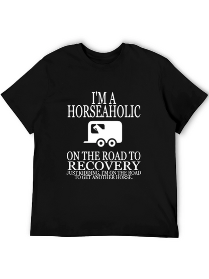 Horseaholic T-Shirt - Funny Horse Lover Tee