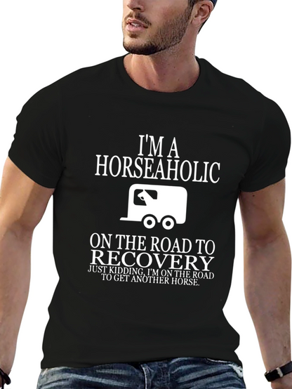 Horseaholic T-Shirt - Funny Horse Lover Tee