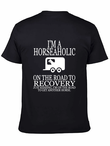 Horseaholic T-Shirt - Funny Horse Lover Tee