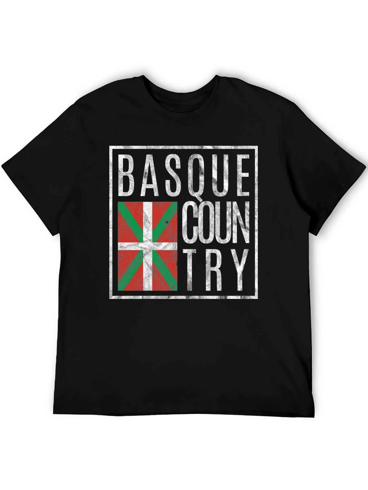 Basque Country Flag T-Shirt - Retro Design