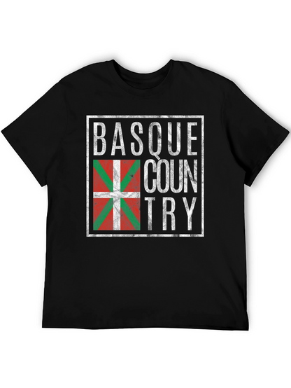 Basque Country Flag T-Shirt - Retro Design