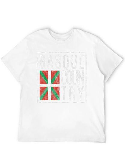 Basque Country Flag T-Shirt - Retro Design