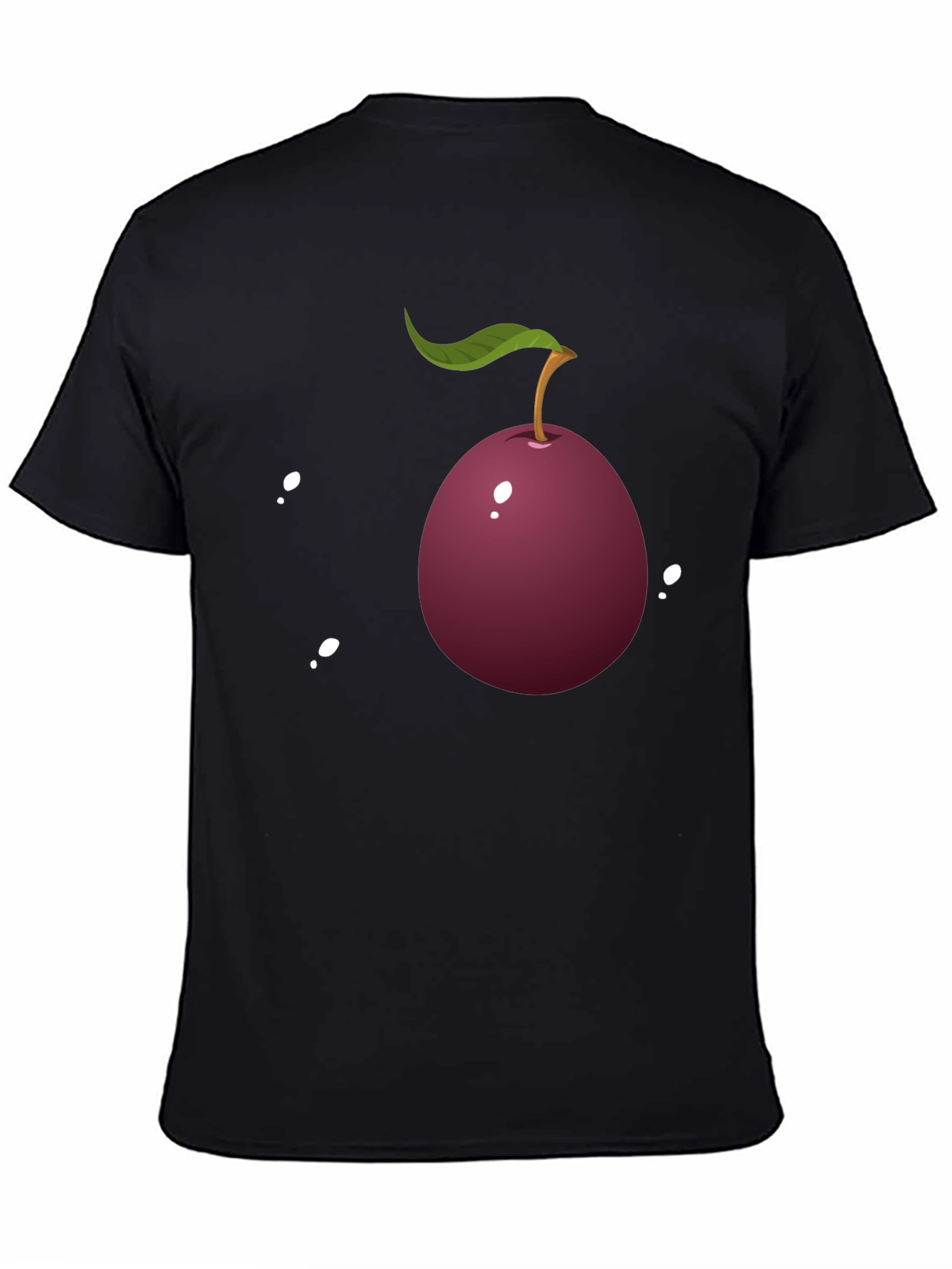 Plum Graphic Tee - Casual Style
