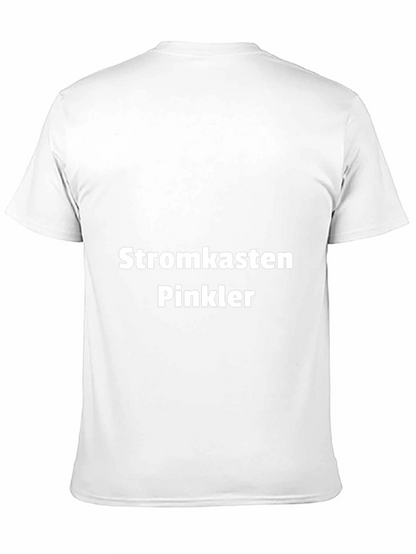 Stromkasten Pinkler T-Shirt - Black Crew Neck Tee