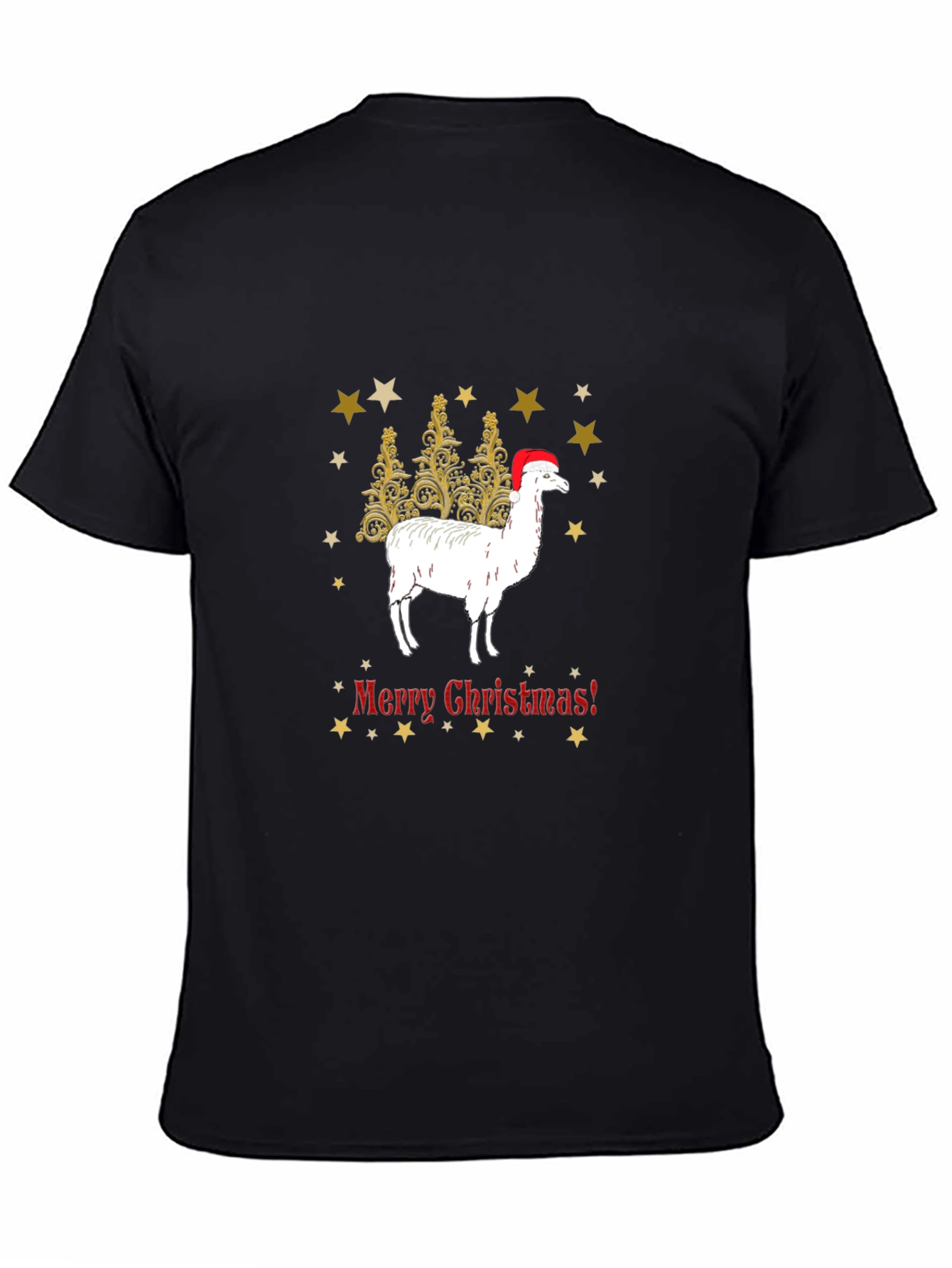 Festive Llama Christmas T-Shirt