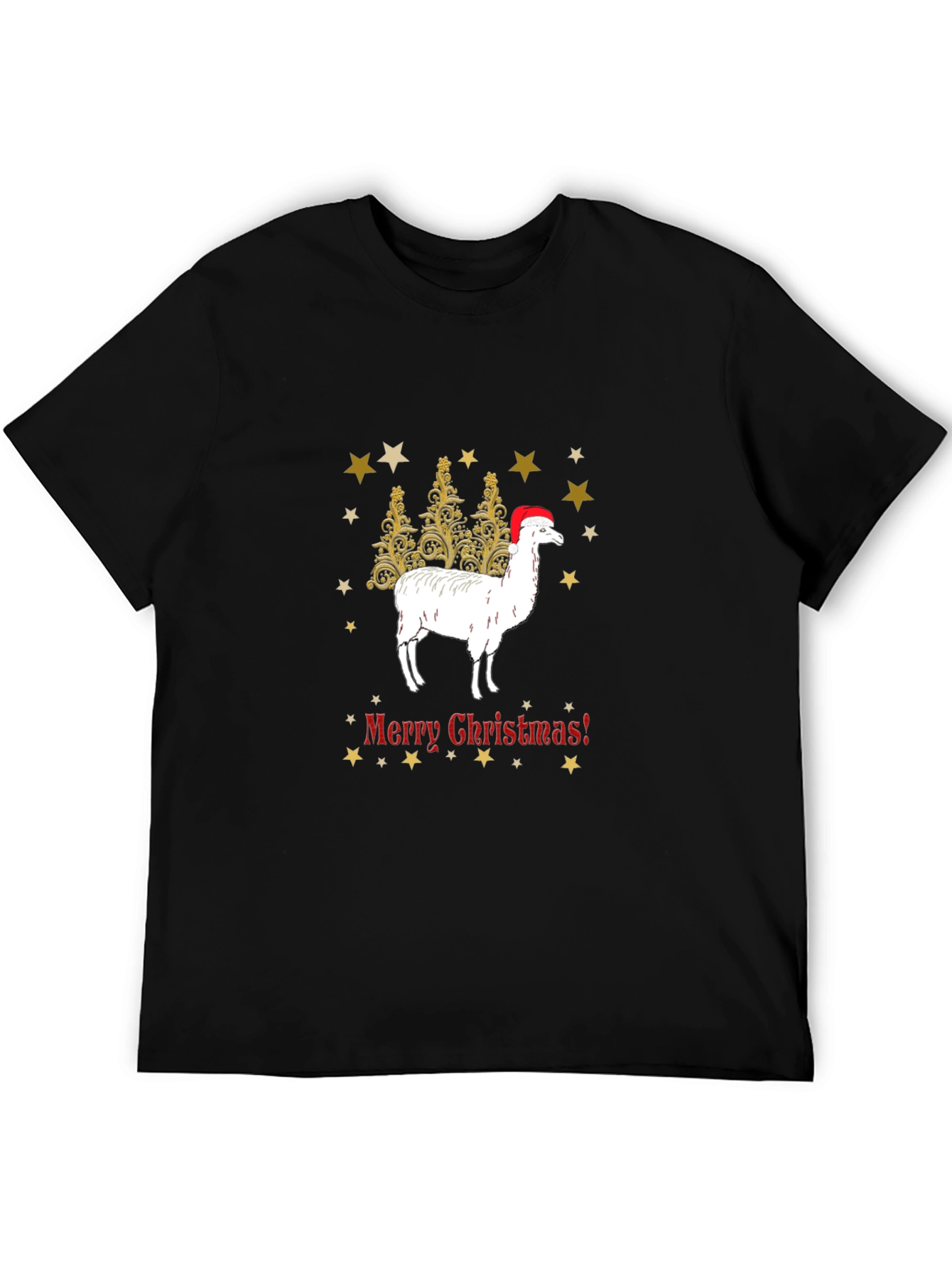 Festive Llama Christmas T-Shirt