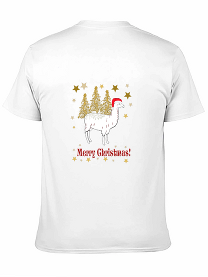 Festive Llama Christmas T-Shirt