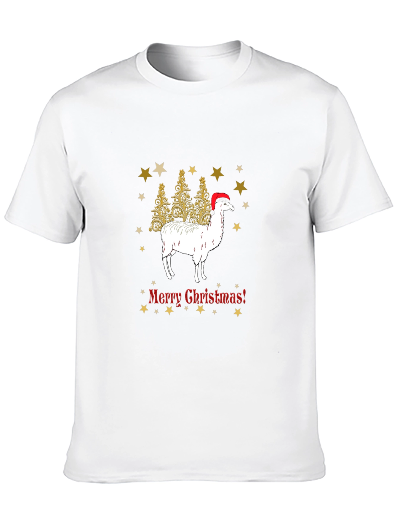 Festive Llama Christmas T-Shirt