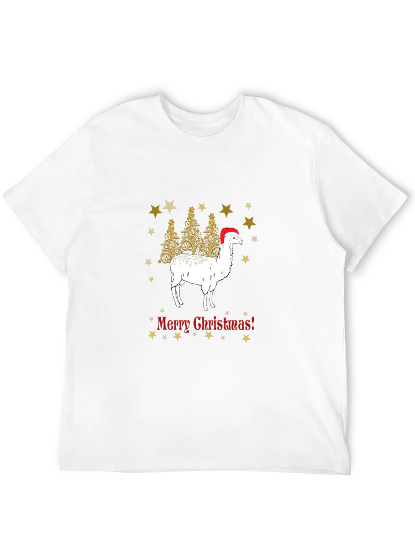 Festive Llama Christmas T-Shirt