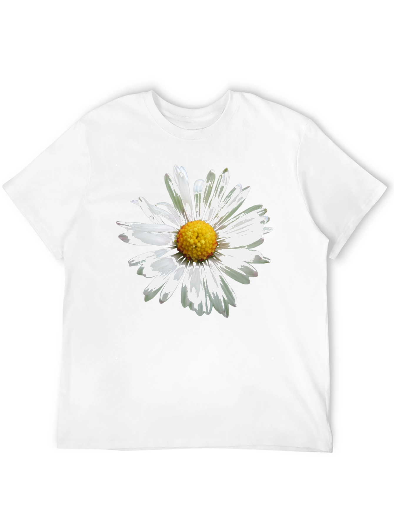 Daisy Graphic Print Black T-Shirt